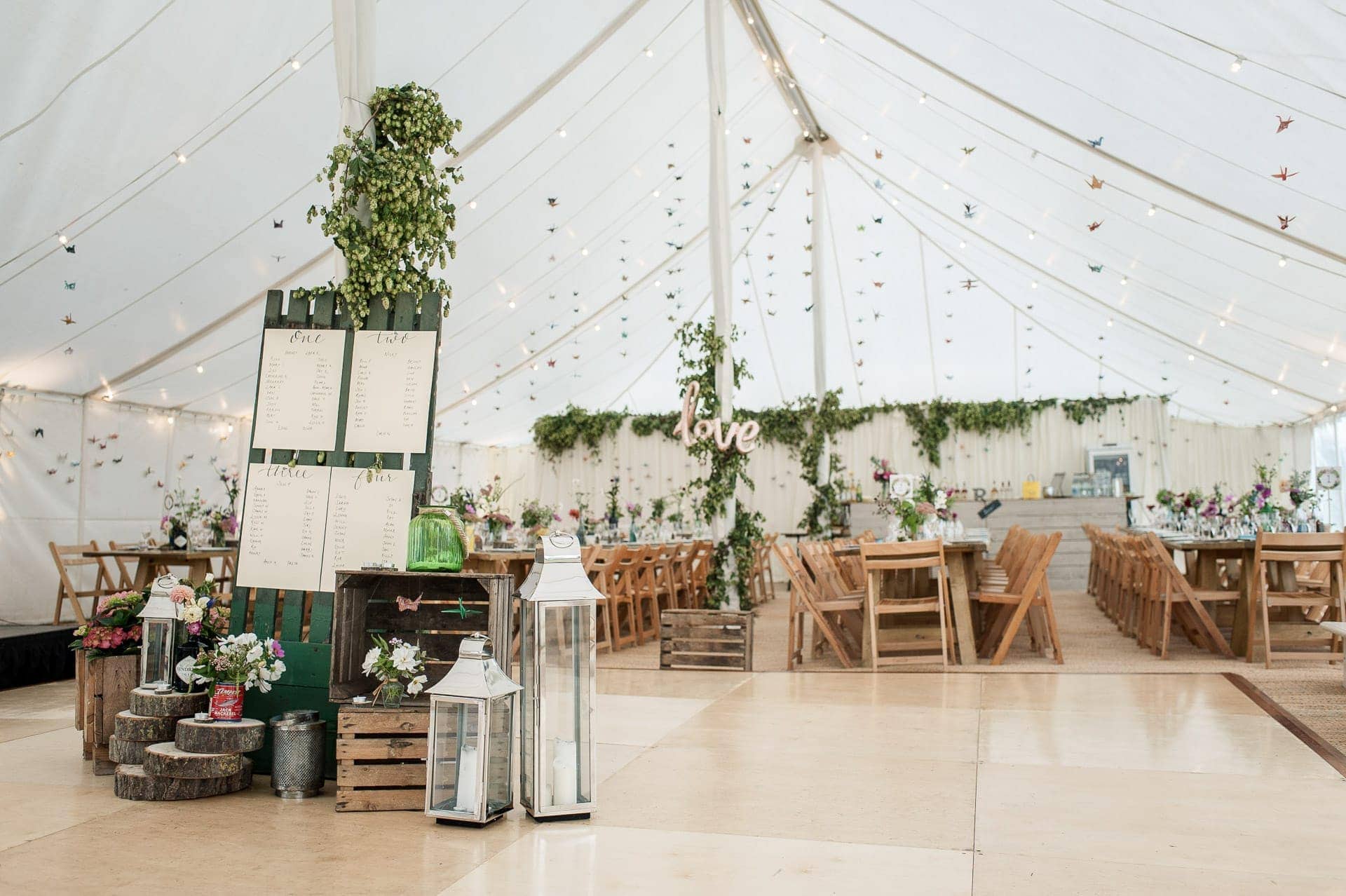 DIY Marquee Wedding Photography