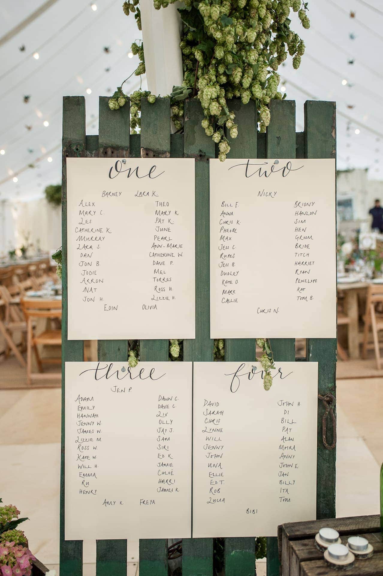 DIY Marquee Wedding Photography