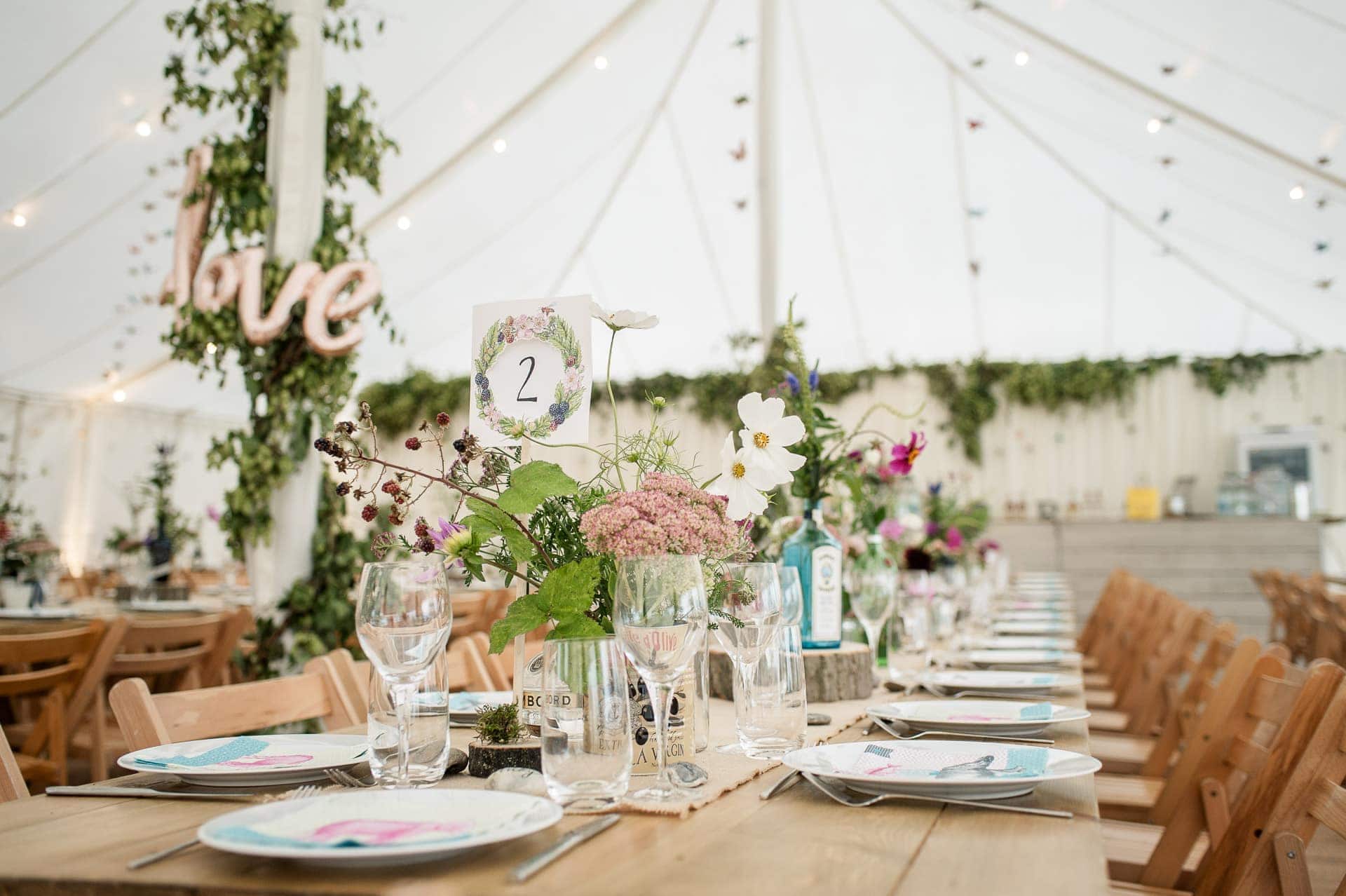 DIY Marquee Wedding Photography