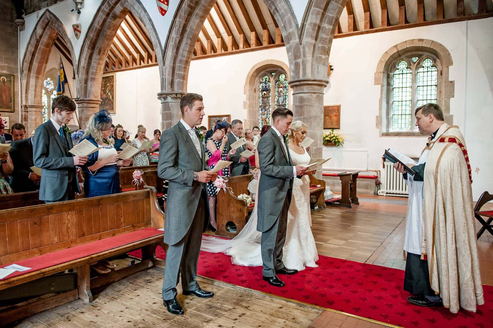 St Mary & St Bartholomew Church wedding Solihull