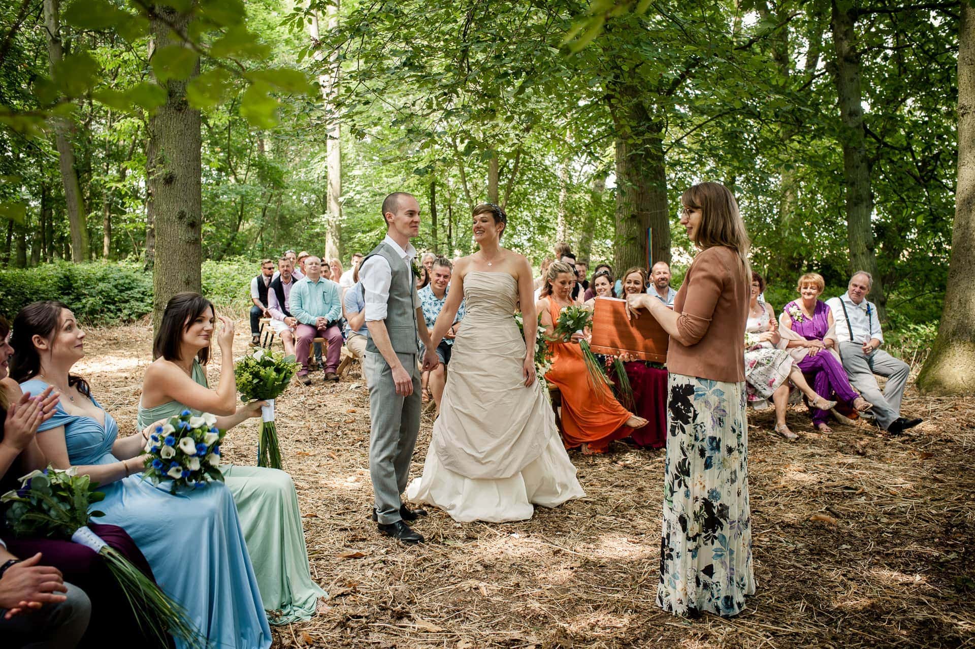 Humanist Wedding at Wildwood Bluebell