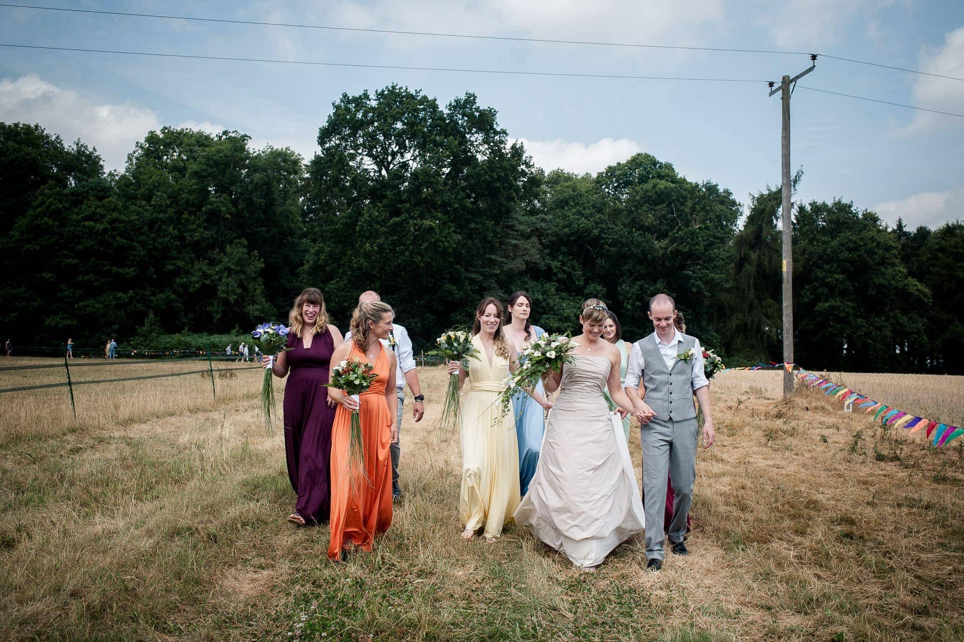 Festival Wedding at Wildwood Bluebell