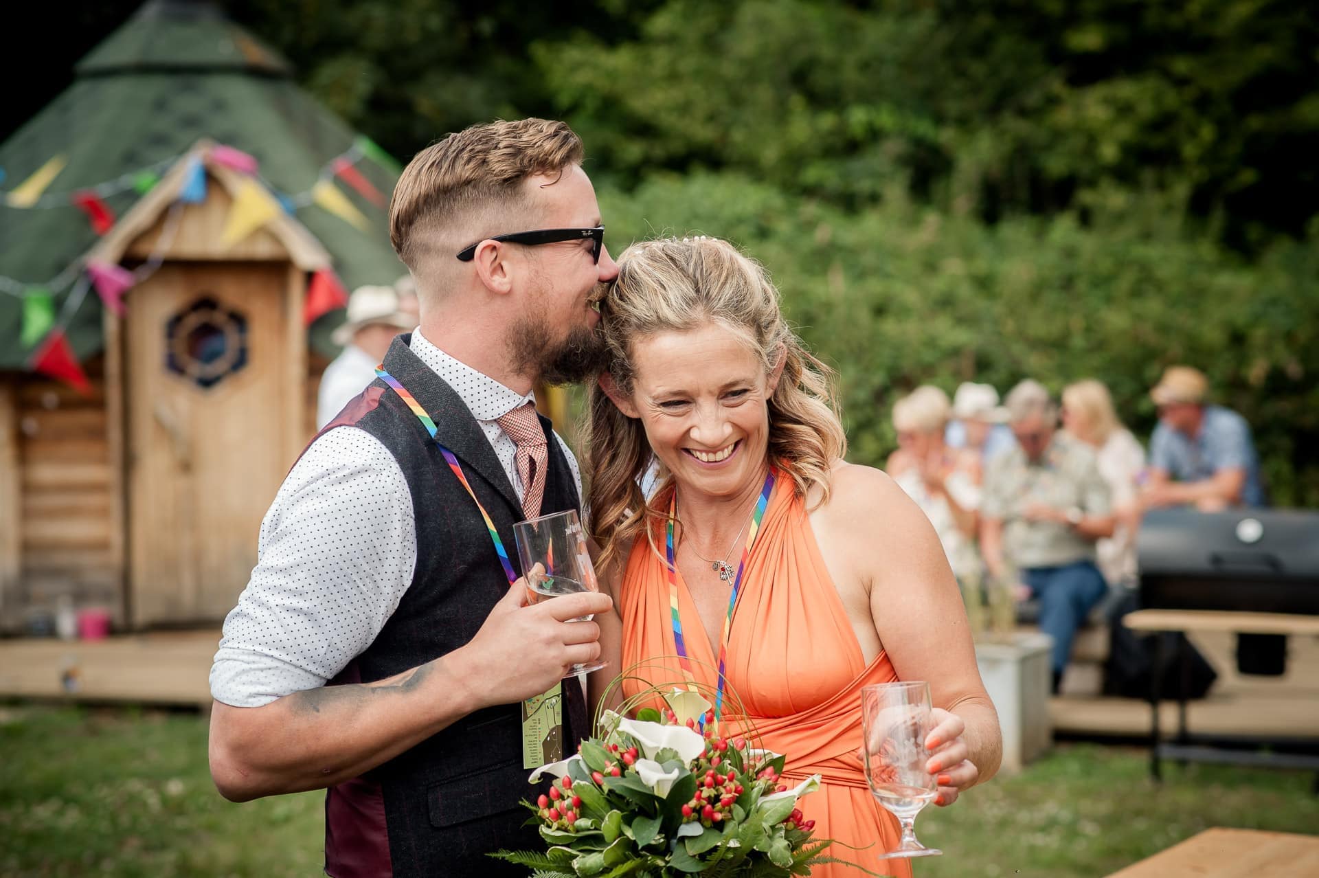 Festival Wedding at Wildwood Bluebell